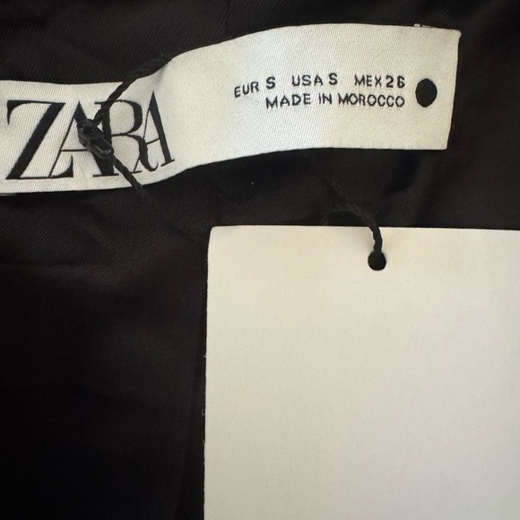 Zara Cropped Loose Fitting Blazer Jacket, Black, Size S, NWT - Picture 14 of 15